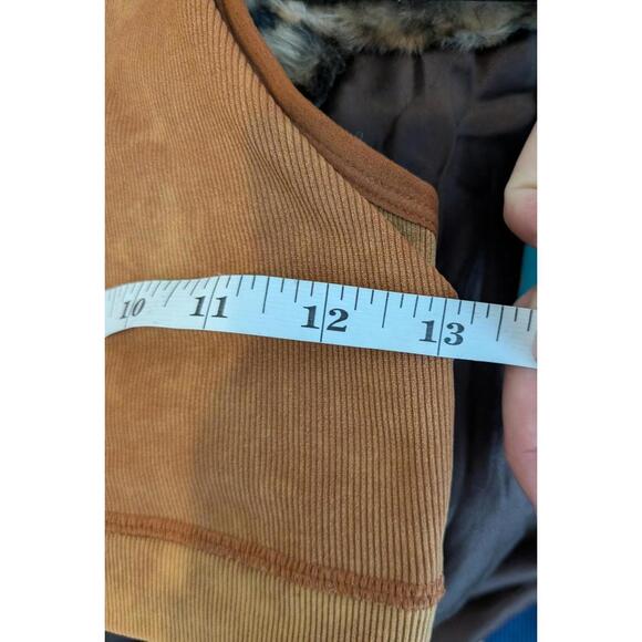 Gymshark Sports Bra Womens Small Brown Tie Dye Ribbed Halter Racerback Yoga - Picture 6 of 6